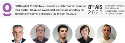<b>Available online</b> <br> Inovotion’s poster has been recognized as one of the 4 best posters at the AIS Congress 2020, 1st ex aequo in the industry category!!!