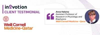CLIENT TESTIMONIAL, WEILL CORNELL MEDICINE-QATAR CLIENT TESTIMONIAL, WEILL CORNELL MEDICINE-QATAR