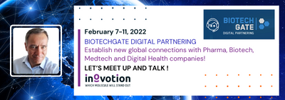 INOVOTION WILL ATTEND THE BIOTHECHGATE DIGITAL PARTNERING INOVOTION WILL ATTEND THE BIOTHECHGATE DIGITAL PARTNERING