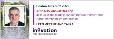 INOVOTION NEW POSTER IN COLLABORATION WITH BRENUS PHARMA PRESENTED AT THE SOCIETY FOR IMMUNOTHERAPY OF CANCER (SITC)’S 37TH ANNUAL MEETING, NOV 10-12TH IN BOSTON.