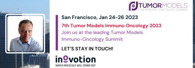 Back to San Francisco for the 7th Tumor Models for Immuno-Oncology Summit, Jan 24-26 Back to San Francisco for the 7th Tumor Models for Immuno-Oncology Summit, Jan 24-26