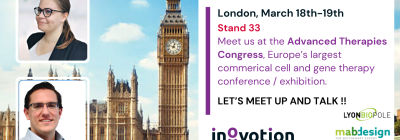 Come see us at the Advanced Therapies Congress Come see us at the Advanced Therapies Congress