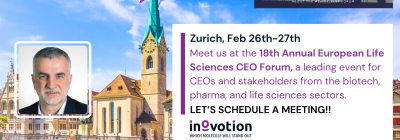 Come see us at the Annual European Life Sciences CEO Forum Come see us at the Annual European Life Sciences CEO Forum